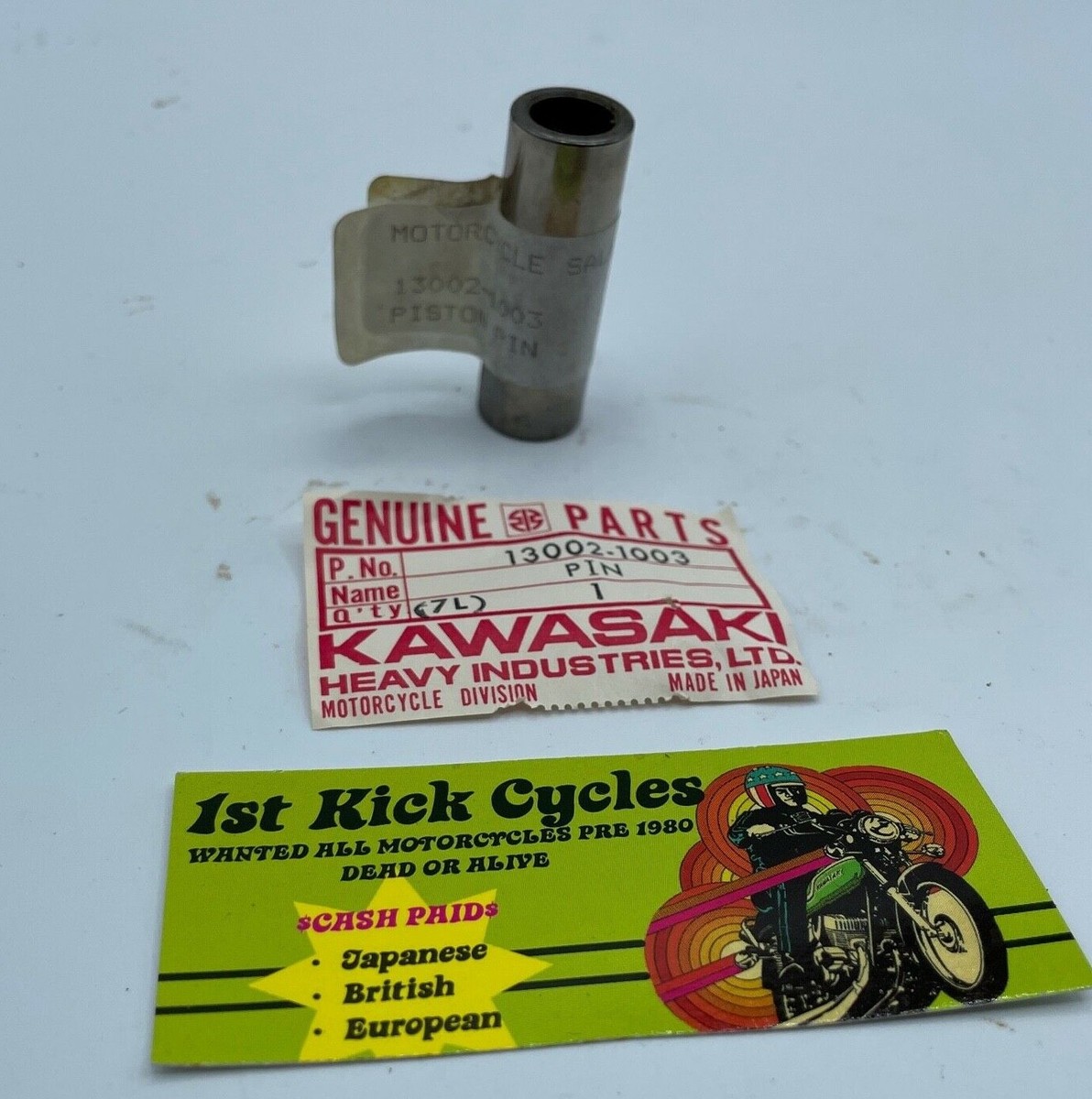 NOS Kawasaki13002-1003 PISTON PIN 74-87 KX125 87-97 ZX600 99-01