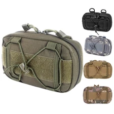 Tactical Molle Pouch 1000D Utility EDC Tool Gear Waist Bag Organizer Hunting Bag