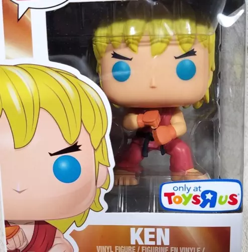 FUNKO POP! GAMES STREET FIGHTER KEN #193 TOYS R US TRU EXCLUSIVE NIB ( VF - NM )
