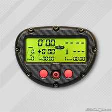 CARBON FIBRE STYLE GEL STICKER FOR ALFANO PRO - KARTING