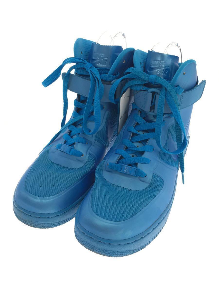 NIKE AIR FORCE 1 HI HYP PRM/Air Force High Hyperfuse Premium/Blue/28cm/Us10