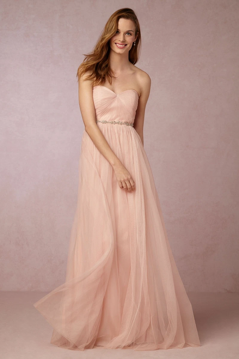 anthropologie pink bridesmaid dress Anthropologie Tulle Pink Bridesmaid Dresses for sale