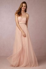 JENNY YOO* Annabelle* Convertible Dress Size12 BHLDN* Anthropologie *NEW* BLUSH