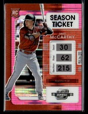 Jake McCarthy RC - 2022 Panini Chronicles Contenders Optic Pink Pulsar Rookie