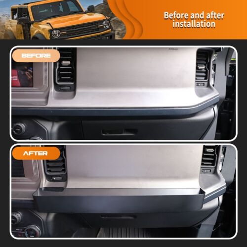 Console Passenger Storage Box Organizer Tray For Ford Bronco 2/4DOOR 2021-2023 - Picture 2 of 14