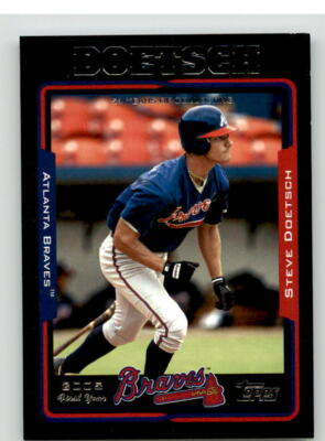Steve Doetsch FY Card 2005 Topps Black #297