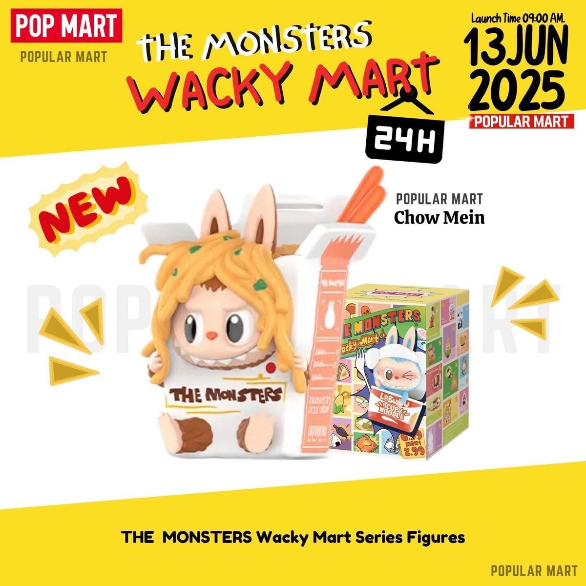 AUTHENTIC) THE MONSTERS WACKY MART SERIES FIGURES HOT CUTE