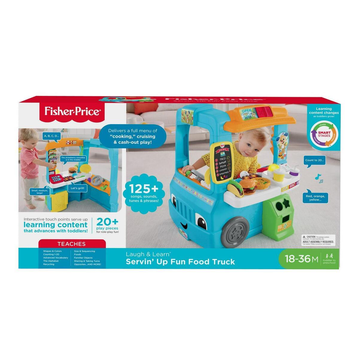 Mattel DYM74 Laugh and Learn Servin Up Fun Food Truck for Mattel DYM74 Laugh and Learn Servin Up Fun Food Truck for