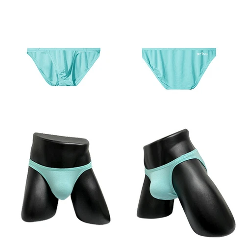 Soft Modal Men's Sexy Bikini Briefs Low-rise Pouch Stretch Underpants Underwear - Picture 26 of 26