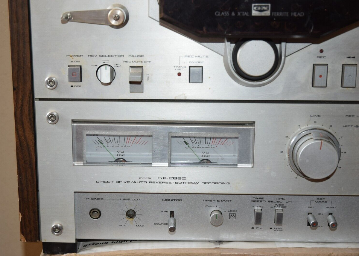 Akai GX-266 II Reel To Reel STEREO Open reel tape deck recorder 
