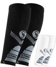 2 Paar Kompressions-Wadenbandage Herren & Damen Stulpen Beinling Sportstulpen