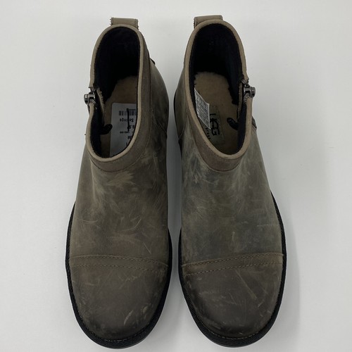 UGG Womens Attell Leather Bootie 6 
