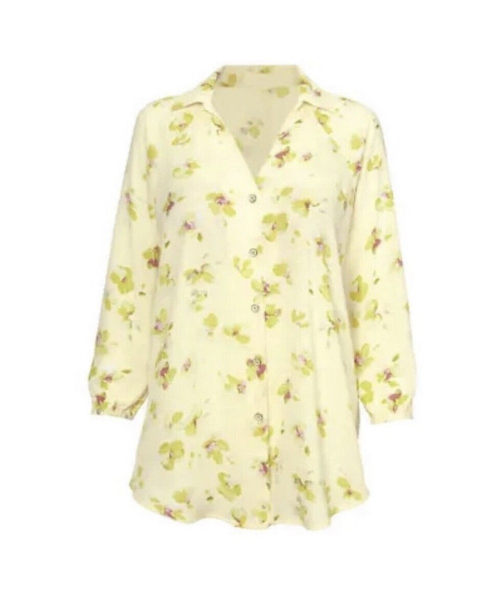 Cabi New NWT Go To Blouse #6294 Yellow floral XXS - XL Was