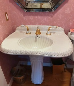 Details About Sherle Wagner Sink W 24ct Gold Fixtures In Bloomfield Ct