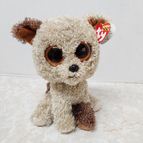 TY Beanie Boos Plüschtier „Rootbeer“ – Terrier, 15 Cm, Mit Großen Kulleraugen