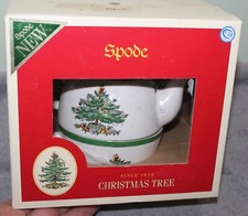SPODE CHRISTMAS TREE 3 PIECE TEA POT WITH LID  CUP STACKABLE