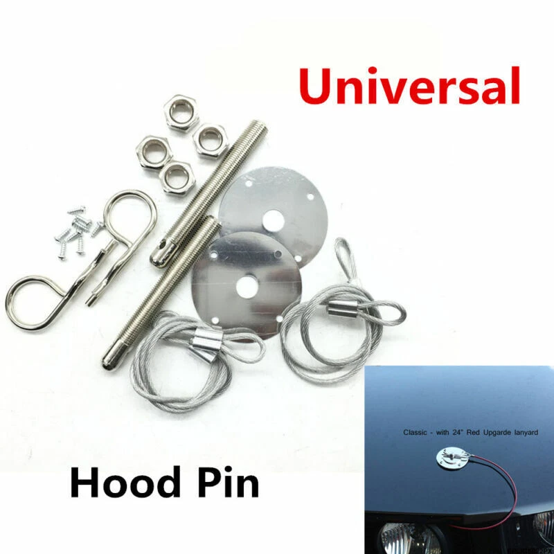 Универсальная заколка для заподлицо заколка замок двигателя капот комплект для автомобиля - Изображение 3 из 4