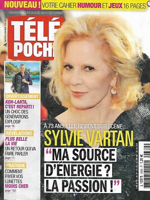 TELE POCKET Nr. 2689 26.08.2017 Sylvie Vartan / ''Koh-Lanta Fidji'' / Orson Welles