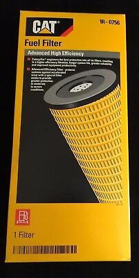 4 NEW CAT 1R-0756 FUEL FILTER CATERPILLAR 1R0756 OEM 4 PACK!