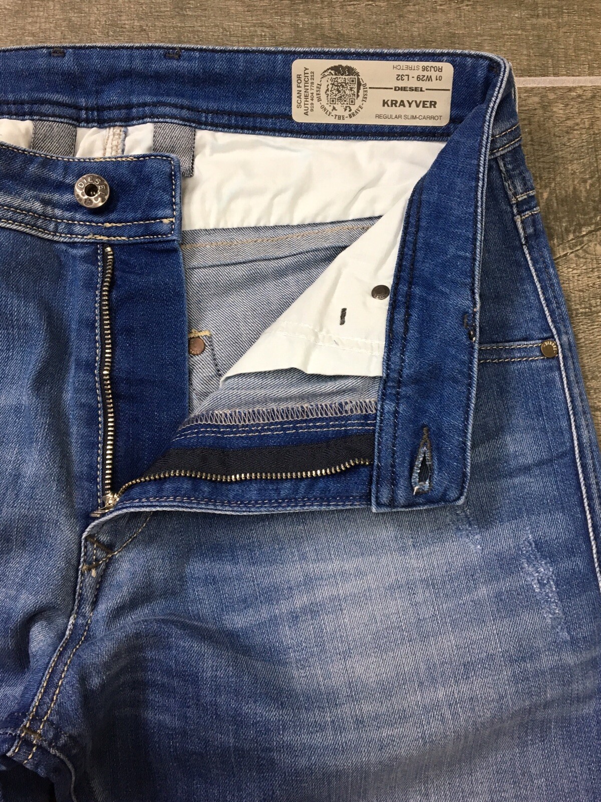 Diesel Krayver Men's 833H Jean Indigo