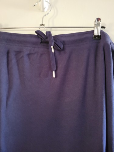 Woman Within Skirt 5X Navy NIP 36" length cotton poly blend - Picture 5 of 9