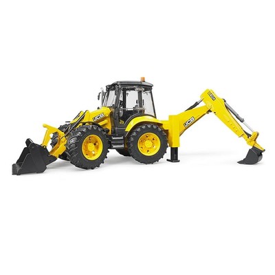 Bruder 02454 JCB 5CX eco Baggerlader Gelb Spielzeugauto Baufahrzeug Baustelle