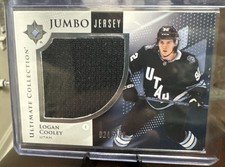 2024-25 Upper Deck Ultimate Collection Logan Cooley Jumbo Jersey /199 Utah