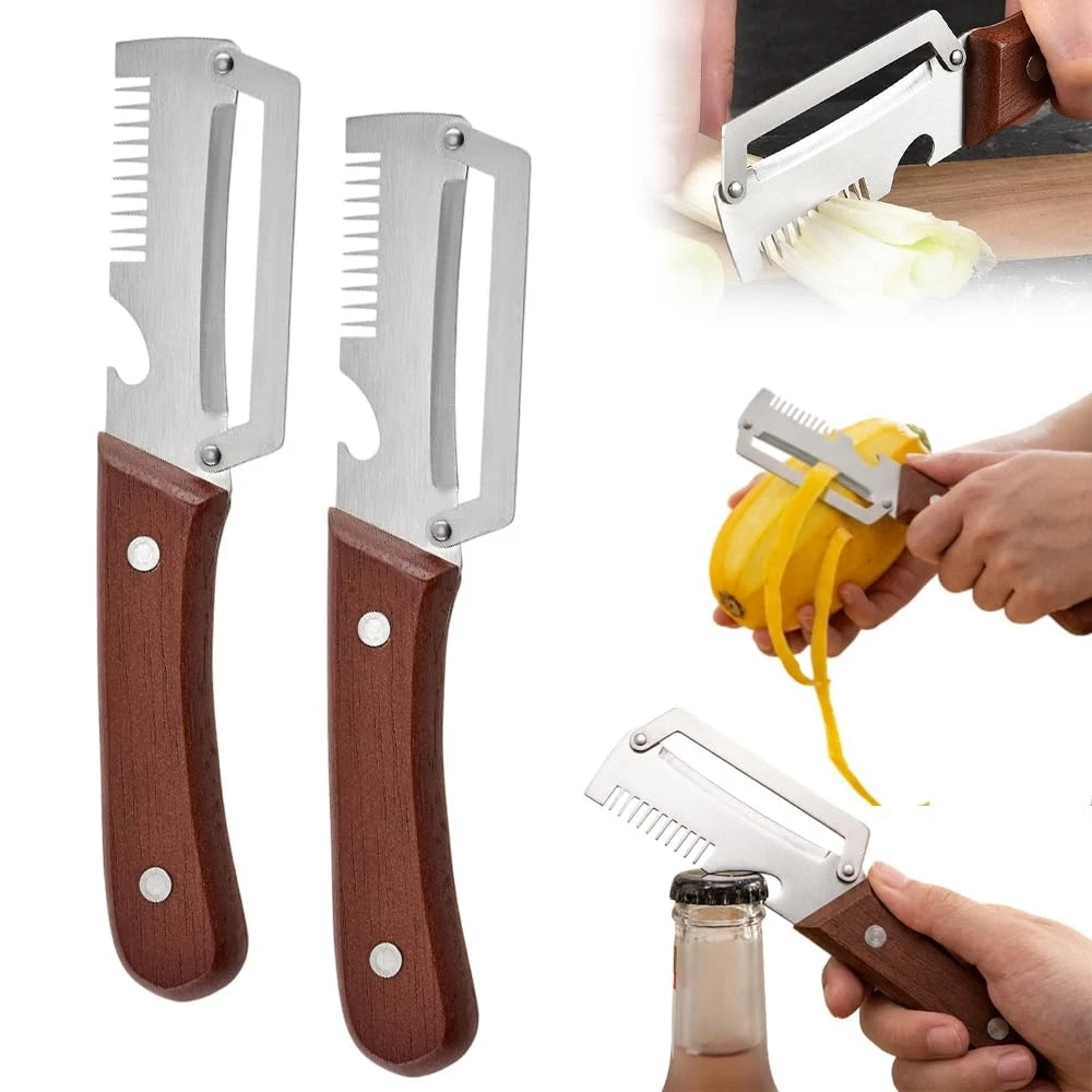 Vegetable Peeler 2026 Upgrade Multifunctional Stainless Steel PeelerVegetable...
