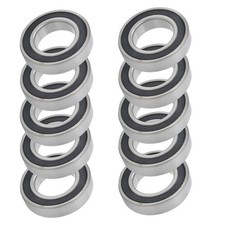 10 6007-2RS Deep Groove Ball Bearing 35mm Inner Dia 62mm OD 14mm Bore Sealed