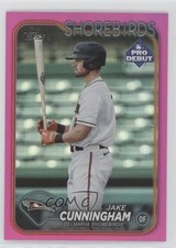 2024 Topps Pro Debut Fuchsia Foil 116/199 Jake Cunningham #PD-14 4z8