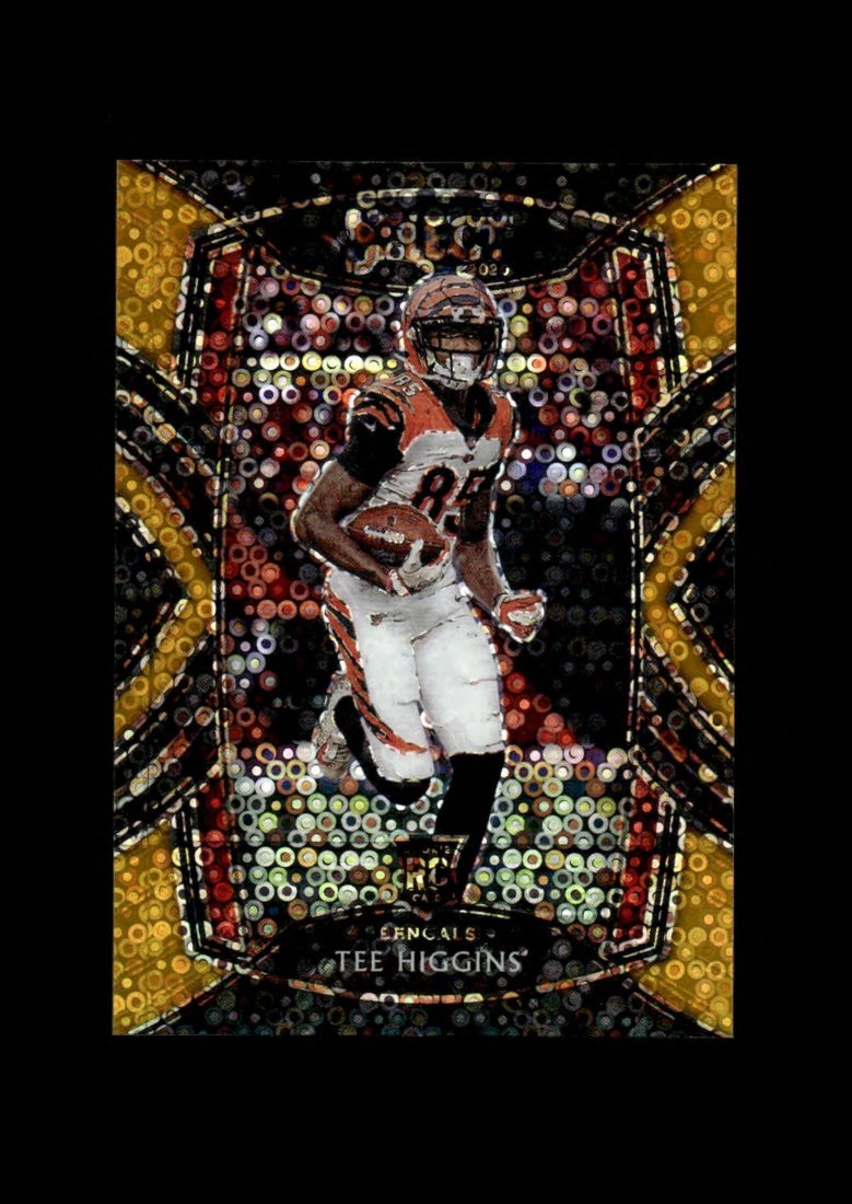 2020 Select: #260 Tee Higgins Gold Disco Club Lvl Ref /10 RC NM-MT OR BETTER