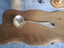 grande cuillère sauce / crème  ERCUIS métal argenté style louis xvi