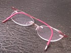 Silhouette Titan Frameless Red and Gold Wire Eyeglasses Made in Austria — photo 7