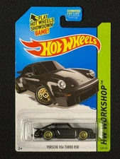 2015 Hot Wheels HW Workshop HW Garage - Porsche 934 Turbo RSR - Black and gold