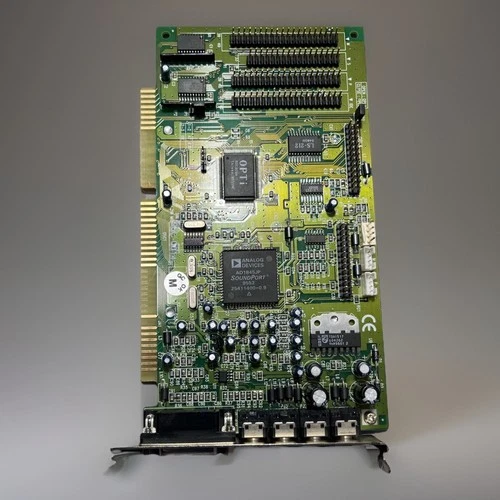 OPTi 82C929A ISA PC Audio-Card Sound-Karte Analog Devices AD1845JP OPL3 OPL4 IDE