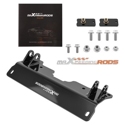 Black Front Push Mount Kit for Can Am Defender HD5-HD10 2016-2024 Steel Frame