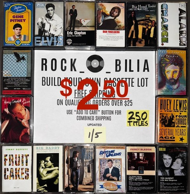 #ad #ad $2.50 CLEARANCE BUY 10 GET FREE SHIPPING BUILD MAKE YOUR OWN LOT CASSETTE TAPES $2.50