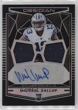 2018 Panini Obsidian Rookie Jersey Ink Dual Relics /100 Michael Gallup Auto RC