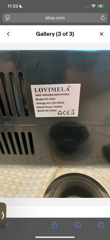 LEM 1642 Electric Meat Grinder - Image 2 of 2