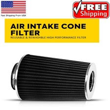 4 Inch Inlet Truck Kit Air Intake Filter Dry Flow Clamp-on Cone Round Universal 4 Inch Inlet Truck Kit Air Intake Filter Dry Flow Clamp-on Cone Round Universal