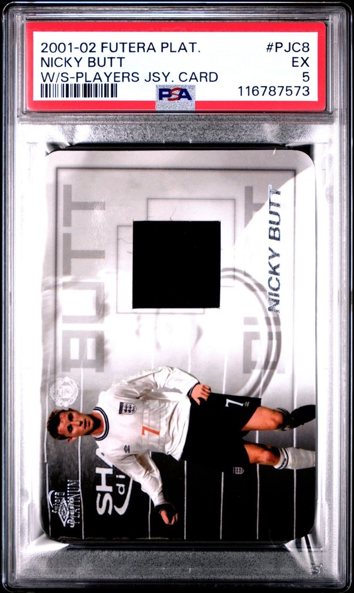 2001-02 Futera Platinum World Stars - Players Jersey Cards Nicky
