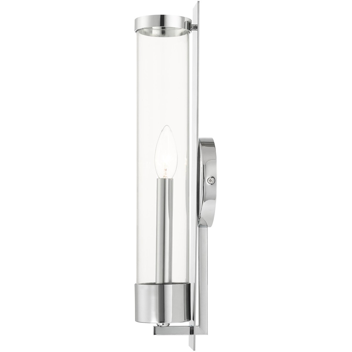 Livex Lighting 10142-05 Castleton Wall Sconce Polished Chrome