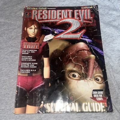 Resident Evil 2 Prima's Official Strategy Guide with poster 