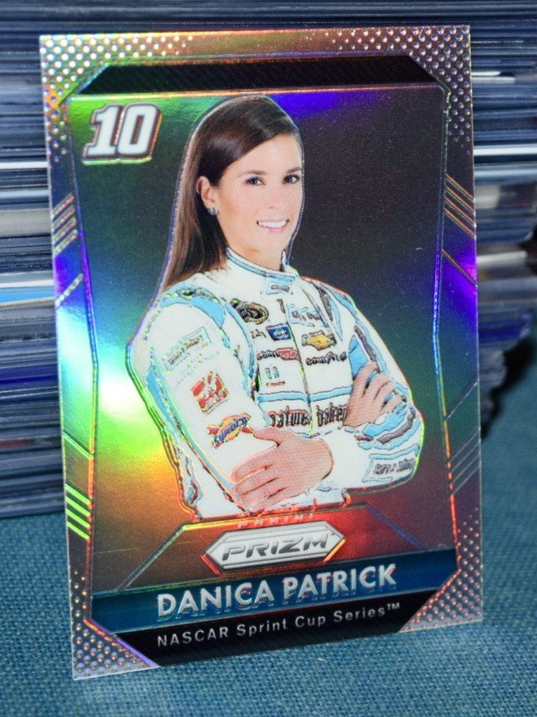 E421 SILVER 2016 Panini Prizm NASCAR Silver Prizm Danica Patrick #10