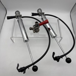 Chrome Keg Beer Tap Lot Of 2 Hand Pumps & Micro Matic Untested
