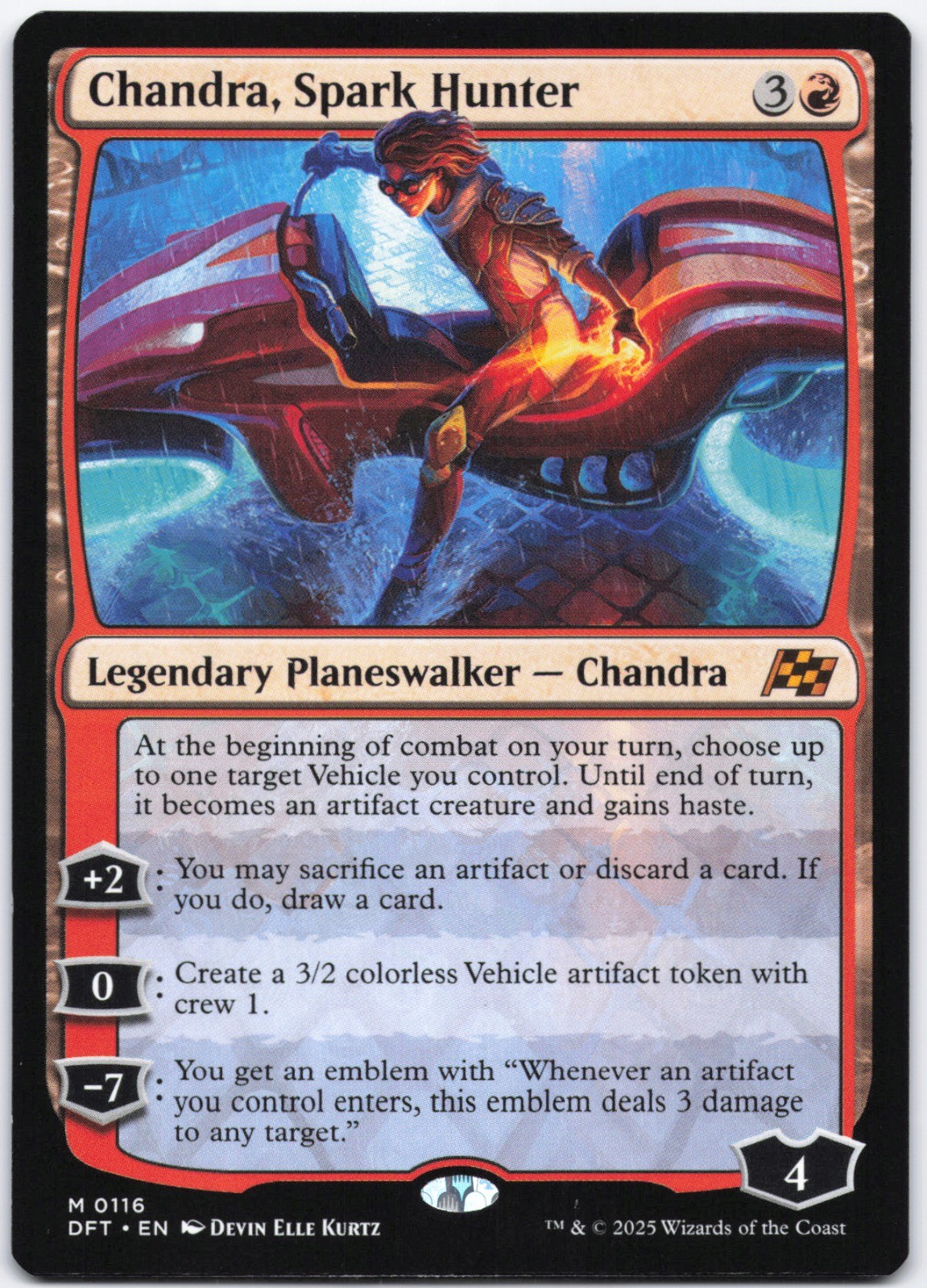 Chandra, Spark Hunter Normal M Aetherdrift 116 NM