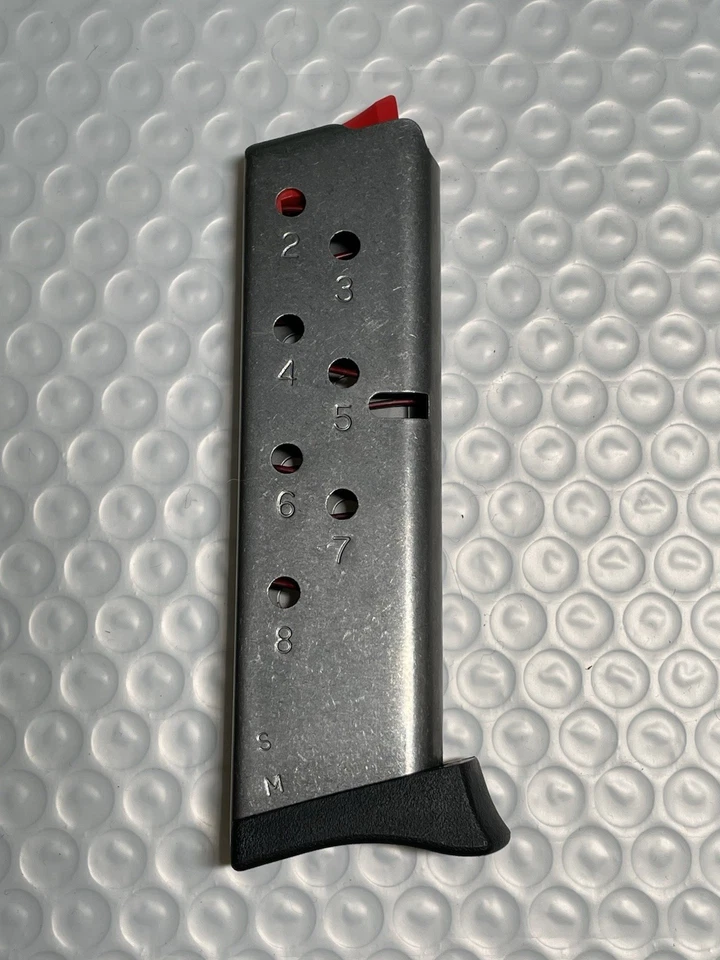Cargador de pistola Smith & Wesson 908 3913 3914 3953 3954 8 Rd 9 mm OEM CCW Clip Mag Foto 2 de 4