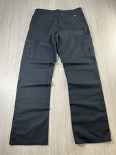 Dickies Flex Cargo Pants Women’s Size 8 Regular Black Straight Leg Work Trousers