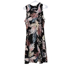 Karen Kane sleeveless dress black floral size L