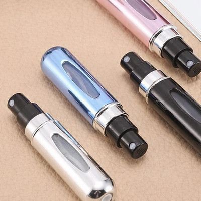 5PCS Mini 5ML Refillable Perfume Atomizer Travel Spray Leakproof